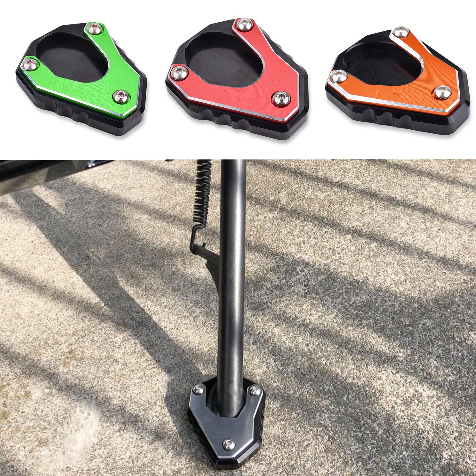 Amazon | バイク用 サイドスタンド プレート 対応車種 カワサキ